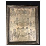 Framed 1915 Sears Catalogue Page Framed 1915 Sears Catalogue Page