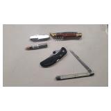 5 POCKET KNIVES