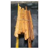 PALLET OF CEDAR- VARIOUS SIZES
