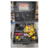 DEWALT CORDLESS ROUTER W/ CASE, BATTERY, CHARGER &
