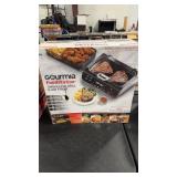 GOURMIA FOOD STATION SMOKELESS GRILL & AIR FRYER