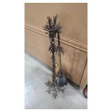 WOODLAND THEMED FIREPLACE TOOLS
