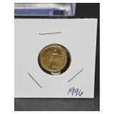 1/10TH OZ. 1996 AMERICAN GOLD EAGLE