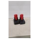 2 12V MILWAUKEE BATTERY PACK