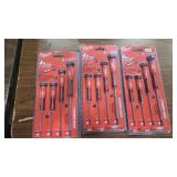 3 MILWAUKEE SCREW DRIVER SETS