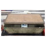 WOOD BOX AND BOAT WINCH
