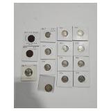 BUFFALO NICKELS, 2 CENT, 3 CENT, BARBER QUARTER &