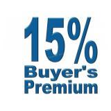 15% BUYER'S PREMIUM ON ITEMS