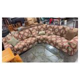 NATIVE AMERICAN THEMED SECTIONAL - 3 PC.