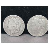 2 1901 O MORGAN DOLLARS