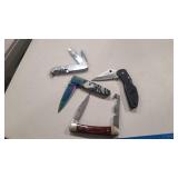 4 POCKET KNIVES