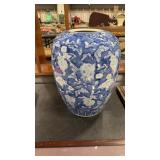 ASIAN THEMED VASE 9' X 11.5'