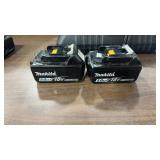 2 MAKITA18V BATTERIES