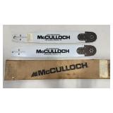 2 McCULLOCH P/N 94074-05 16' CHAINSAW BLADES