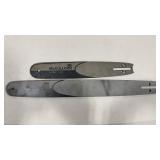 2 McCULLOCH MAC-10 15' & 22' CHAINSAW BLADES