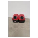 2 CRAFTSMAN 20V 9AH BATTERYS