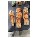 3 WILL TAYLOR CARVED WOOD ART