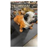 CERAMIC BULL DOG 21' X 13.5' X 17.5'