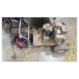 2 SMALL ENGINES AND CART- CONDITION UNKNOWN