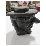 CAST IRON FACE JAR 5' X 3' X 4.5'