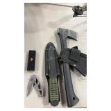 GERBER HATCHET KNIFE W/ SHEATH