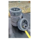 6 WHEELS AND TIRES FIRESTONE 245/55R18
