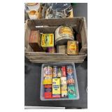 VINTAGE TINS & TIRE REPAIR KITS