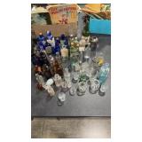 VTG. APOTHACARY LIQUOR, PERFUME, JARS & BOTTLES