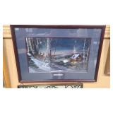 TERRY RODIN 'EVENING W/ FRIENDS' FRAMED PRINT