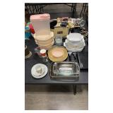 VINTAGE TUPPERWARE, PYREX, CORNING WARE,