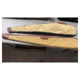 2 LEATHER/ FABRIC GUN CASES