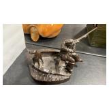 C. A. ISUM 1983 PLASTERED BRONZE SCULPTURE