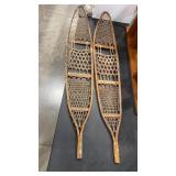 ANTIQUE DECORATIVE SNOWSHOES 56' LONG