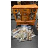 JEWELRY BOX & COSTUME JEWELRY
