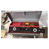 CRAFTSMAN TOOL BOX WITH ASSORTED TOOLS