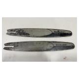 2 McCULLOCH MAC-6 CHAINSAW BLADES