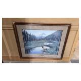 JEFF TIFT 'AUTUMNS CALL' 7/950 FRAMED PRINT