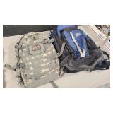 MILITARY STYLE BACKPACK AND KELTY BACKPACK