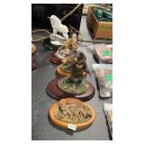 5 THE HAMILTON AMERICAN WILDLIFE BRONZE COLLECTION
