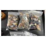 3 BAGS OF POLISHED ROCKS & MINERALS