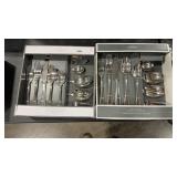 2 THRESHOLD FLATWARE SETS