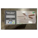 BETTER HOMES & GARDENS INDOOR CEILING FAN IN BOX