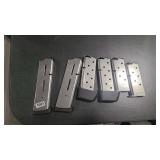 6 PISTOL MAGAZINES INC 4 KIMBER 9MM
