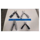 4 MULTI TOOL KNIVES INCL. GERBER