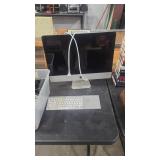 APPLE COMPUTER AND KEYBOARD