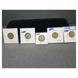 1925S/27/28S/28S/29S LINCOLN CENTS