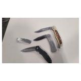 4 POCKET KNIVES