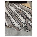 NATIVE AMERICAN 1940-50'S HAND-WOVEN BLANKET