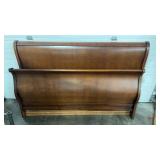 KING SIZE SLAY STYLE HEADBOARD, FOOTBOARD & RAILS