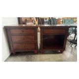 2 ASPEN HOME 1-DRAWER NIGHT STANDS